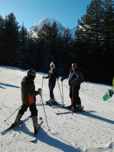 On my ski holiday near my property at Bankso in Bulgaria