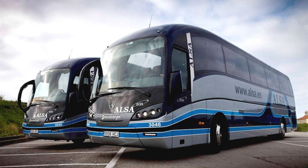 ALSA run their modern Mercedes busses to Calpe, with a stop in Benidorm